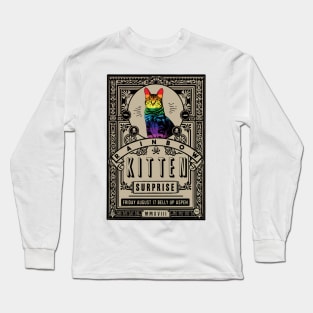 rainbow kitten 8 Long Sleeve T-Shirt